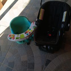Car Seat, Car Seat Base, And Baby Seat