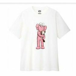 Kaws x Uniqlo " Pink BFF " T-Shirt