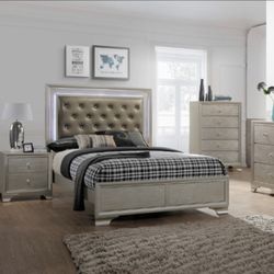 Brand New! 6pc Queen/Full Bedroom Set 😍/ Take it home with only $39Down/ Hablamos Español Y Ofrecemos Financiamiento 🙋🏻‍♂️ 