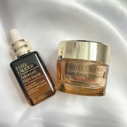 Estée Lauder serum & face creme bundle