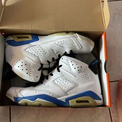 Jordan 6 Retro White/blue