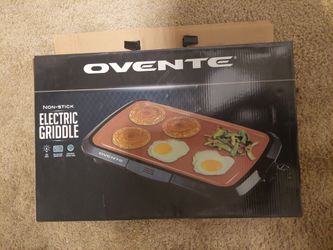 Ovente Non-Stick Electric Griddle with Adjustable Temperature Control  brand new