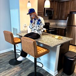 Leather Bar Stools 