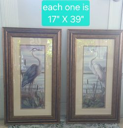 Pair of Framed Bird Prints