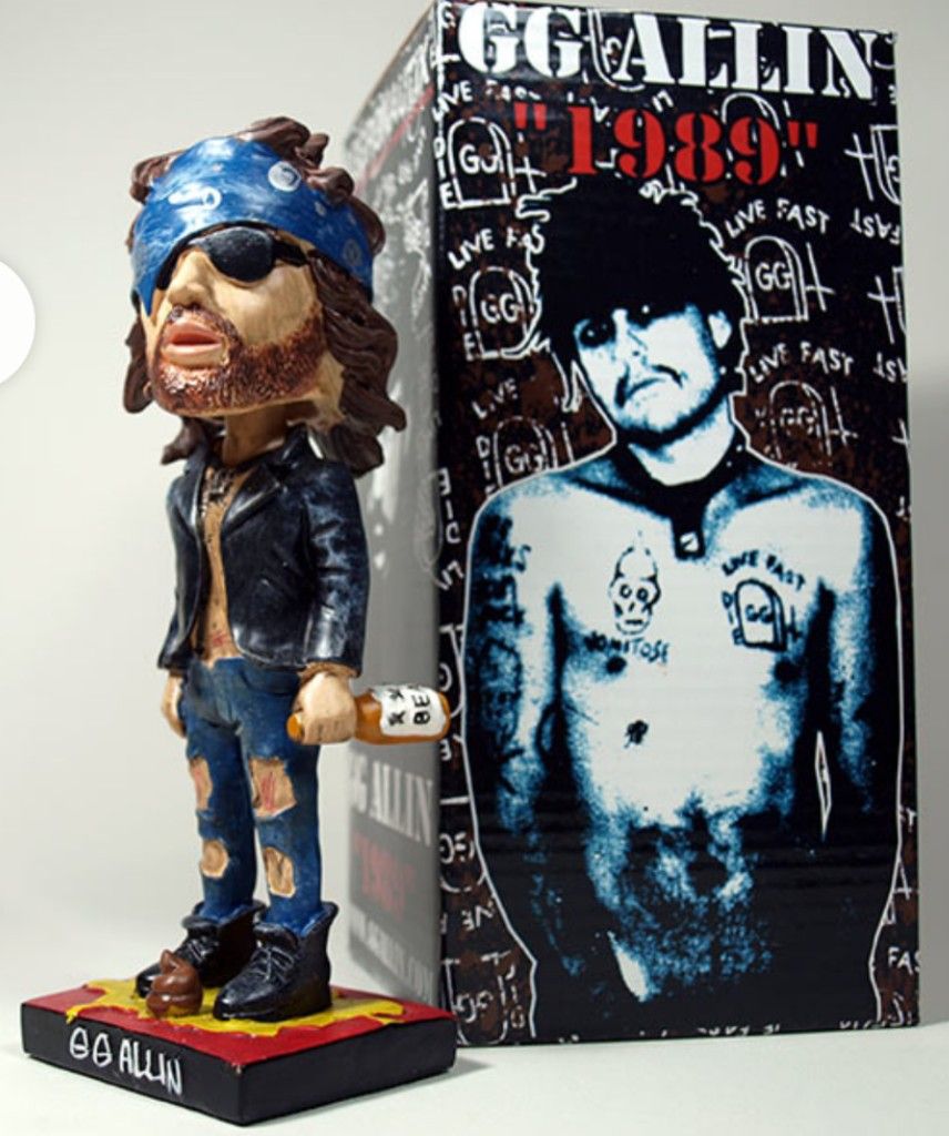 **MINT CONDITION!!** GG ALLIN NIB BOBBLEHEAD THROBBLEHEAD BY AGGRONAUTIX
Limited Edition!