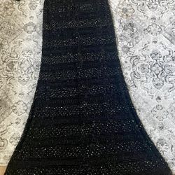 MacDuggal Black Beaded Dress (8) 
