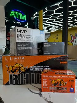 MVP & Rhinoskin Nitrile Gloves Bundle