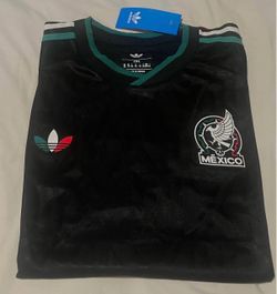 Authentic Adidas Black Mexico Jersey 2XL