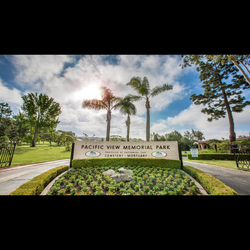 (2) Cemetery Plots at Pacific View Memorial Park in Corona Del Mar