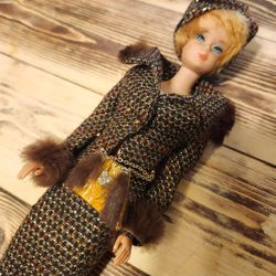 Vintage Barbie #1615 Saturday Matinee - 1965 - No Shoes Or Gloves - Midge Doll