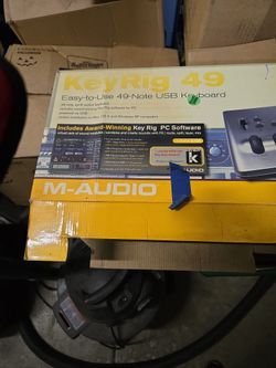 M-Audio KeyRig 49 USB Keyboard used