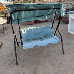 Outdoor Swing That Needs TLC 