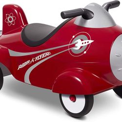 Radio Flyer Retro Rocket Ride On, Red Ride On Toy Ages 12 to 36 months