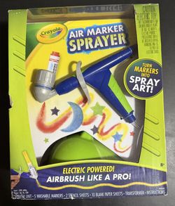 NEW - Crayola Air Marker Air Brush Sprayer - MAKE OFFER
