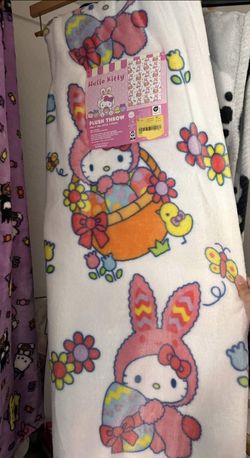 Easter Hello Kitty Blanket
