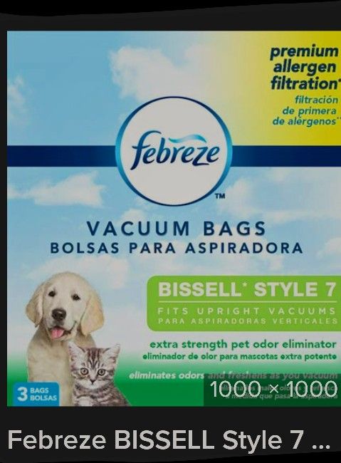 2 Febreze Bissell Style 7 3 pack & 1 Walmart Style 7 3 pack 9 TOTAL--NEW!