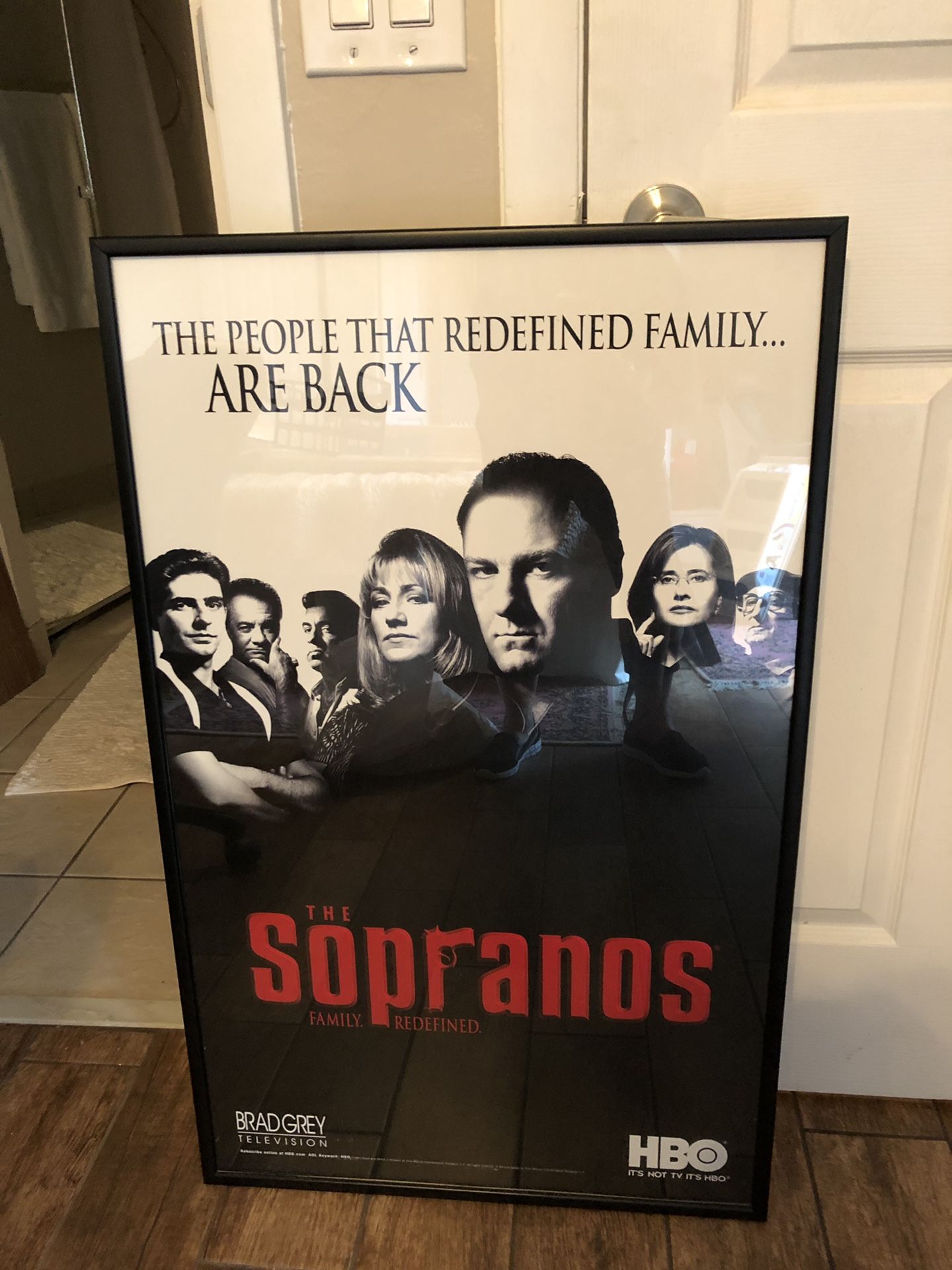 Original season 2 Sopranos poster.