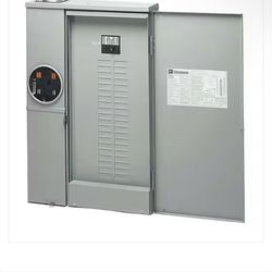 200 Amp 40-Space 40-Circuit Combination Meter Box and Distribution Panel