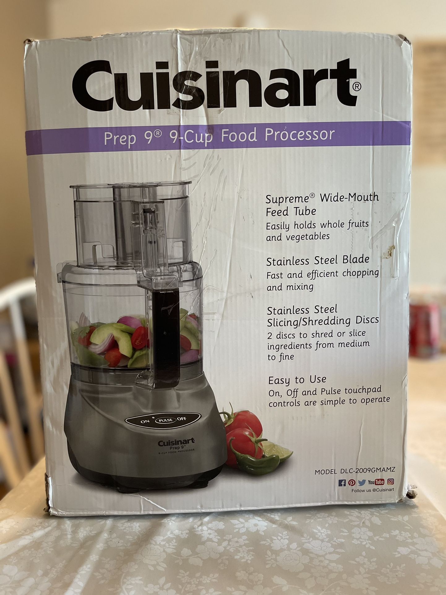 Cuisinart DLC-2009GMAMZ Prep 9-Cup Food Processor Procesador de alimentos  Cuisinart $100 obo for Sale in Duncanville, TX - OfferUp