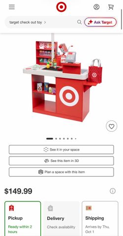 Target Toy Checklane: Pretend Shopping Accessories, Play Money, Toy Cash Register, Batteries Required, Ages 3+