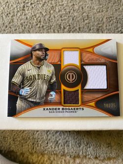 2025 Topps Tribute Padres Xander Bogaerts Triple Relic /25