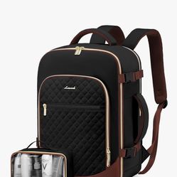 Travel Backpack for Women，TSA Personal Item Backpack，30L Carry On Backpack Flight Approved Fits 15.6” Laptop, Weekender Travel Bag Overnight Daypack,B