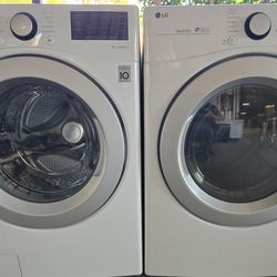 Newer models LG front loading laundry pair