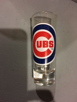 Chicago Cubs tall shot glass!