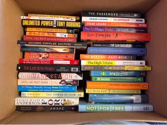 Large assortment collection of books