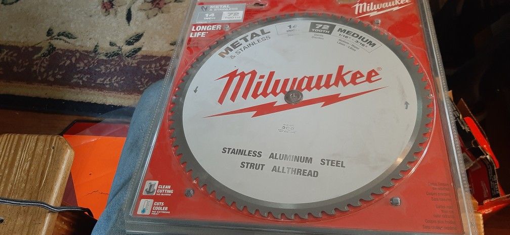 Milwaukee 14 " Metal Saw Blade