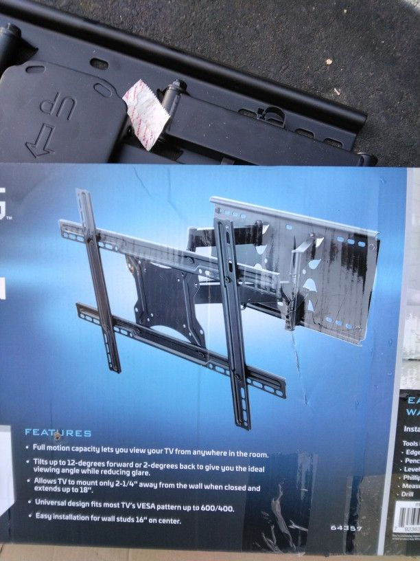 Full Motion Tv Wall Mount 37" - 80"