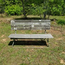 Antique Convertible Bench Picnic Table 