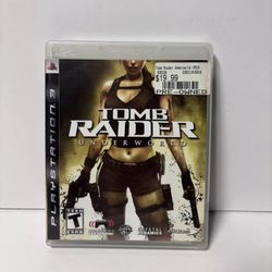 Tomb Raider: Underworld (Sony PlayStation 3, 2008) PS3 Complete W/ Manual