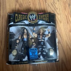 WWE Classic Superstars Nash& Michaels 2 Dudes w/ Attitudes Ringside EXCLUSIVE