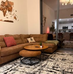 Sectional Sofa + Coffee Table Set for Sale.