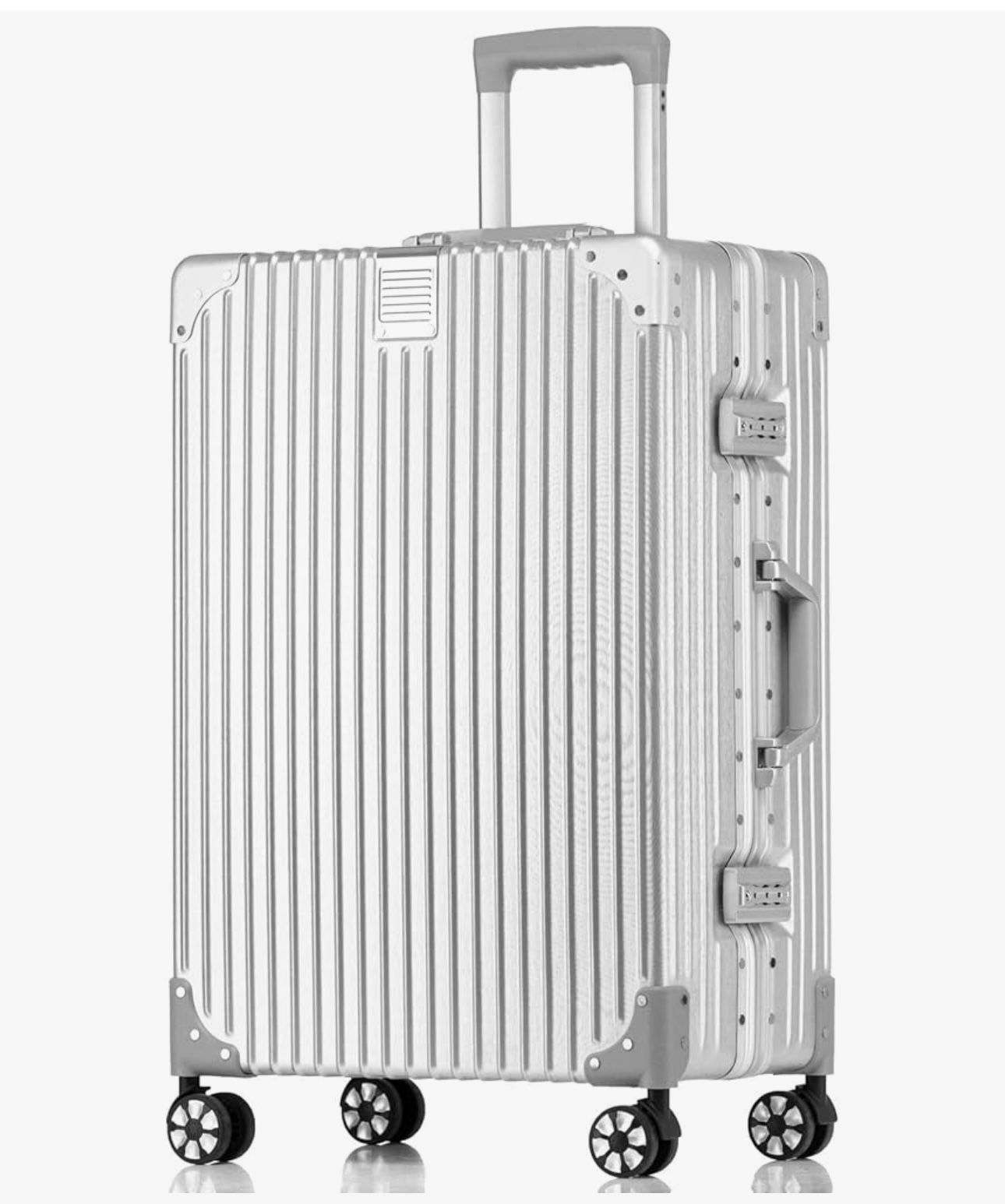 New 28 Inch Luggage Aluminum Hard Shell Suitcase