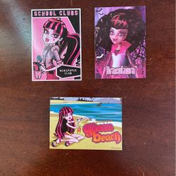 Monster High Draculaura Post Card Lot