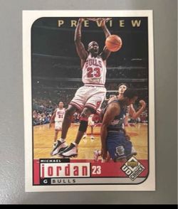 1998-99 Upper Deck UD Choice Preview - Michael Jordan #23