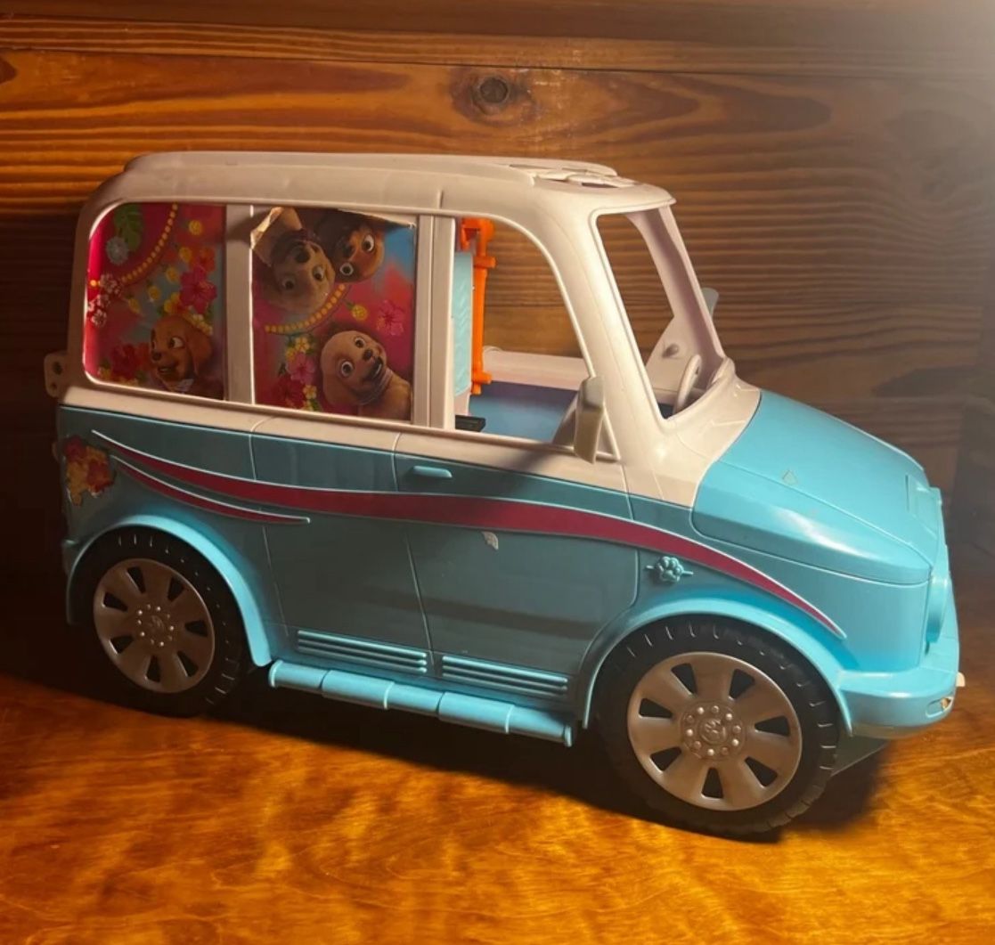 Barbie Ultimate Puppy Mobile Transforming SUV Pet Playset Van Mattel Accessories