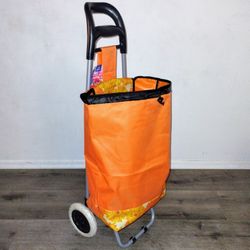 NEW Foldable Rolling Shopping Cart 