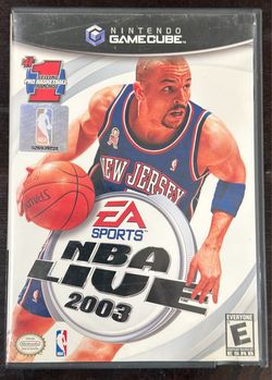 Nintendo GameCube NBA live (2003)