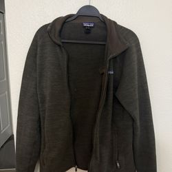 Patagonia Zip-up Jacket (Medium, Brown)
