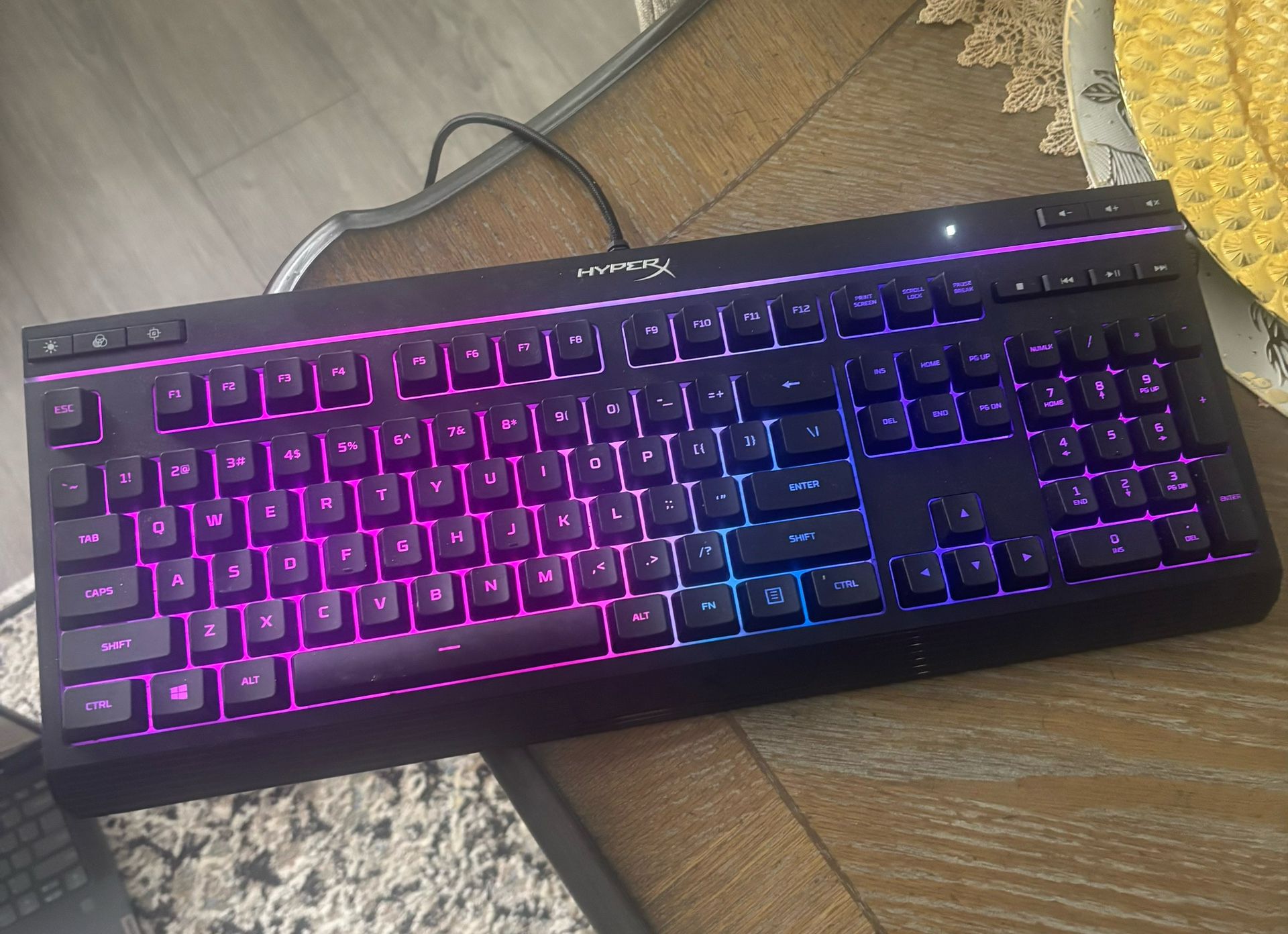 HyperX Alloy Core RGB Membrane Gaming Keyboard with RGB LED lighting Effects