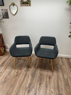 Pair of mid century style chairs