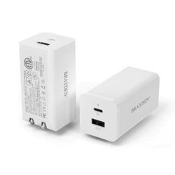 BRAYDEN 66W GaN USB Type C Fast Charger QC-PD 3.0 Laptop Adapters white