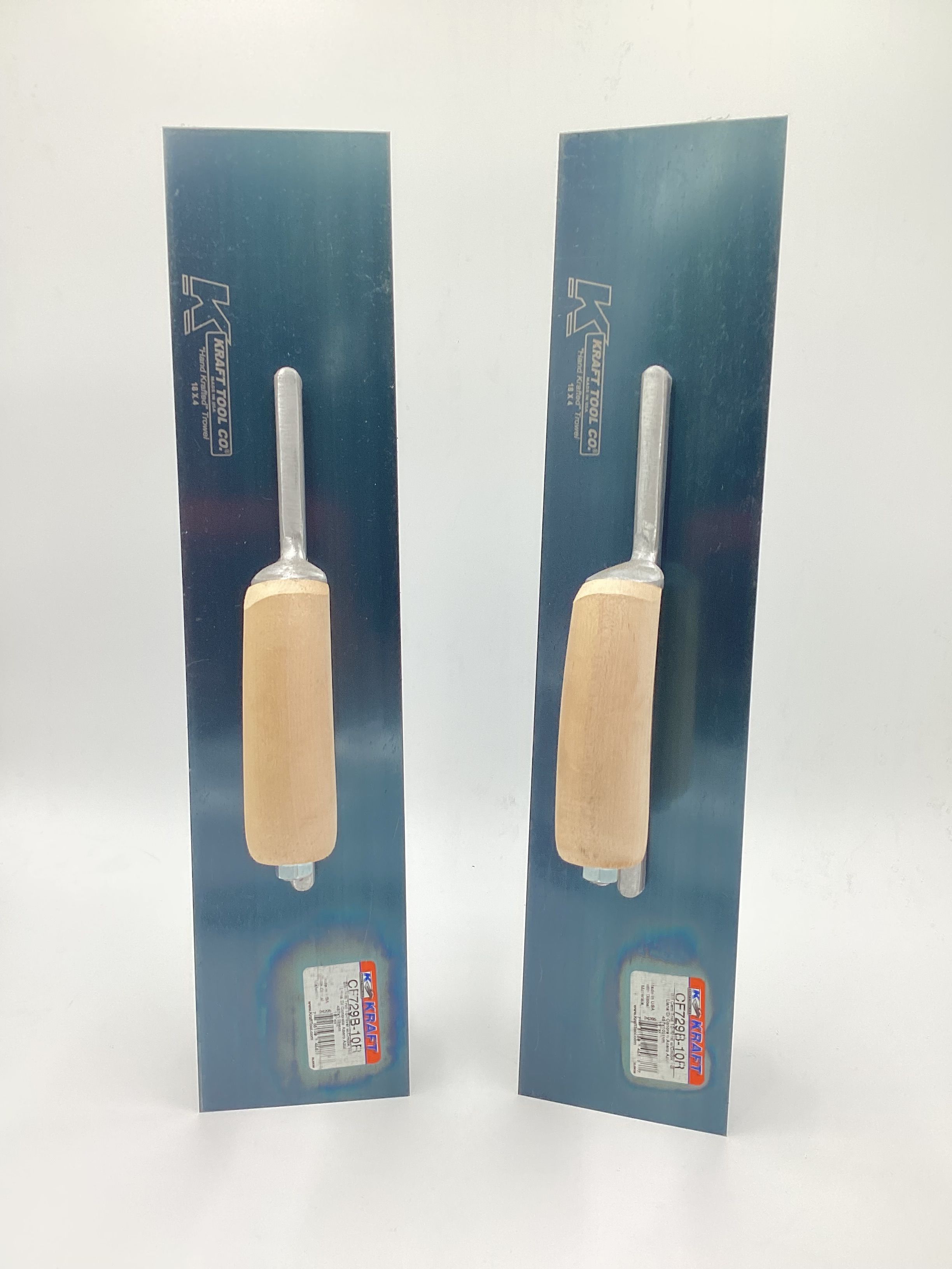 KRAFT TOOL CO. 18X4" CUCHARA PARA CONCRETO ACERO AZUL(CADA UNA)**(FINANCIAMOS/WE FINANCE)**