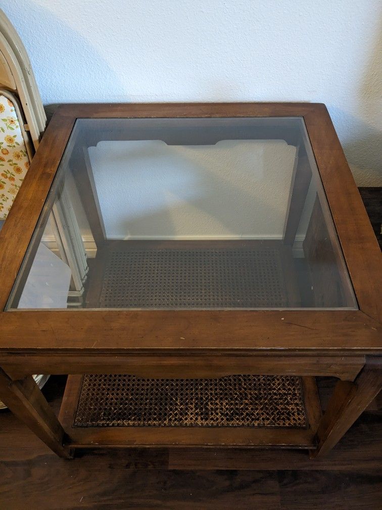 Two Midcentury Modern End Tables