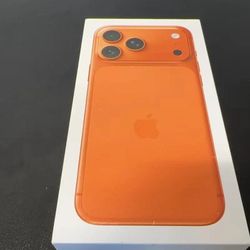 New iPhone 17 Pro Max 1TB Orange Unlocked *Never Used, with Apple Care*