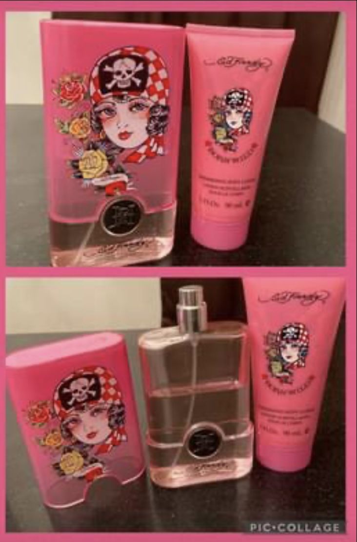 ED HARDY BORN WILD EAU DE PARFUM & SHIMMERING BODY LOTION - BOTH $30