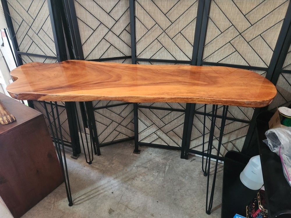 Live Edge Console/ Entry Table/ Bar height Table/ Desk / Sofa Table